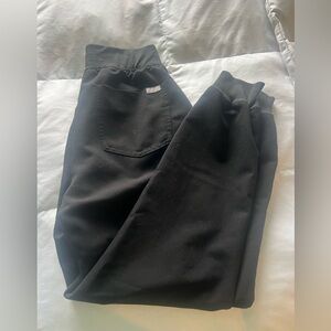 Figs Black Scrub Jogger